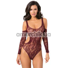 Боди Set The Mood Bodysuit, бордовое - Фото №1