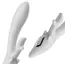 Вібратор Silicone Rabbit Vibrator, білий - Фото №3
