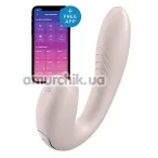 Вібратор з вакуумним стимулятором Satisfyer Sunray, рожевий - Фото №1