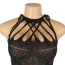 Сукня Star Night Sparkle Rhinestone Fishnet Dress, чорна - Фото №11
