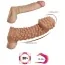 Насадка на пенис Kokos Cock Sleeve CS 004-M, телесная - Фото №3