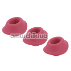 Набор насадок на симулятор орального секса для женщин Womanizer Premium, Classic (Size S), темно-розовый - Фото №1