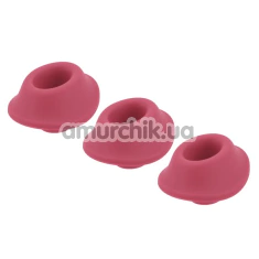 Набор насадок на симулятор орального секса для женщин Womanizer Premium, Classic (Size S), темно-розовый - Фото №1