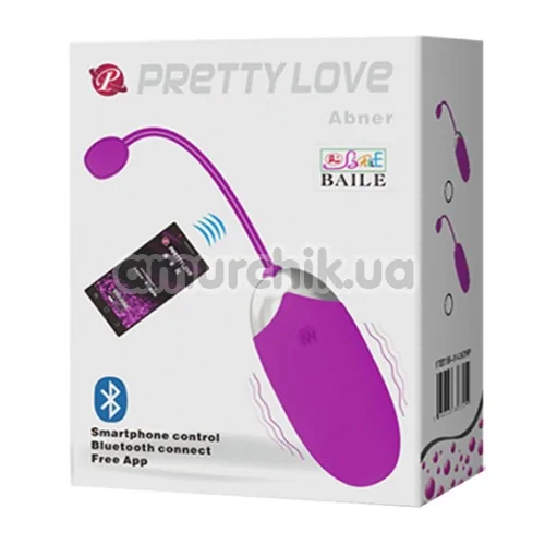 Виброяйцо Pretty Love Abner, фиолетовое