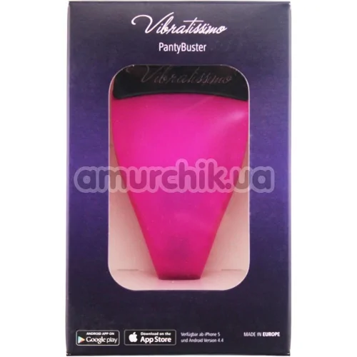 Кліторальний вібратор Amor Vibratissimo Panty Buster, рожевий