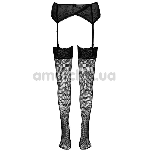 Панчохи Cottelli Legwear Strumpfe Zum Anclipsen, чорні