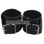 Наручники Handcuffs With Chain, чорні - Фото №1