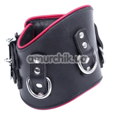Ошейник DS Fetish Anatomical Collar, черный - Фото №1