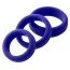 Набір з 3 ерекційних кілець A - Toys Cock Rings Set 768015, фіолетовий - Фото №2