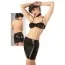 Юбочка Latex Mini Skirt, черная - Фото №4