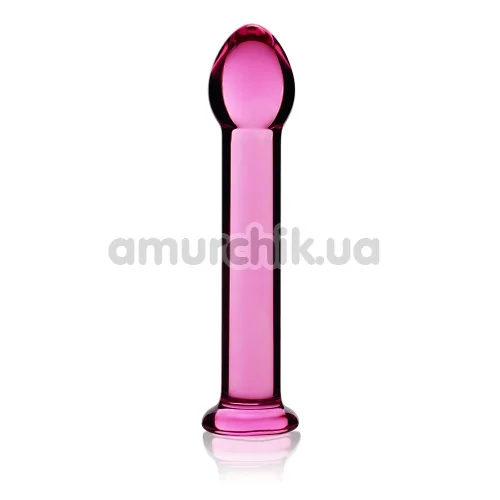 Фаллоимитатор LoveToy Glass Romance GS01, розовый - Фото №1