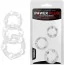 Набор эрекционных колец Power Plus Cock Ring Series Triple Beaded Ring Set, прозрачный - Фото №10