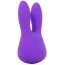 Клиторальный вибратор Silicone Marvelous Bunny, фиолетовый - Фото №3