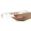 Двокінцевий фалоімітатор Joystick Clear Glass Dildo - Фото №6