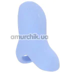 Вібратор на палець Fuzu Sensa Skin Activated Fingertip Vibe, блакитний - Фото №1