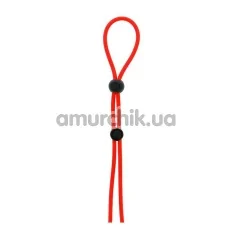 Ерекційне кільце Dream Toys Lit-Up Rings Stretchy Lasso Cage, червоне - Фото №1