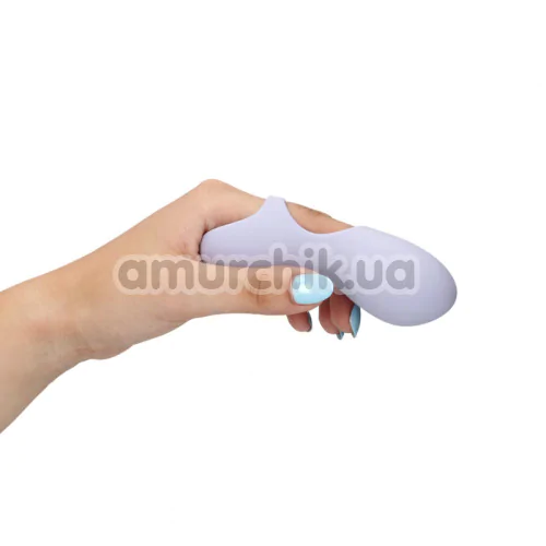 Вібратор на палець Loveline Silicone Finger Vibrator, бузковий