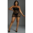 Платье Moonlight Lingerie Model 10, черное - Фото №3