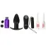 Анальна пробка з вібрацією Anal Fantasy Collection Remote Control Silicone Plug, чорна - Фото №9