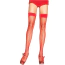 Панчохи Leg Avenue Fishnet Thigh Highs, червоні