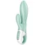 Вибратор Satisfyer Air Pump Bunny 5+, бирюзовый - Фото №2