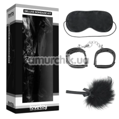 Бондажный набор Deluxe Bondage Kit SM1003, черный - Фото №1