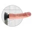 Вибратор King Cock Vibrating Cock 25 см, телесный - Фото №3