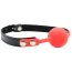 Кляп DS Fetish Silicone Ball Gag, красно-черный - Фото №2
