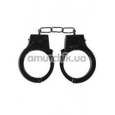 Наручники Ouch! Beginner's Handcuffs, черные - Фото №1