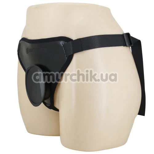 Трусики для страпона Pretty Love Harness Briefs Caludio I, черные - Фото №1