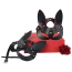 Маска лисички Roomfun Fox Mask, черно-красная - Фото №11