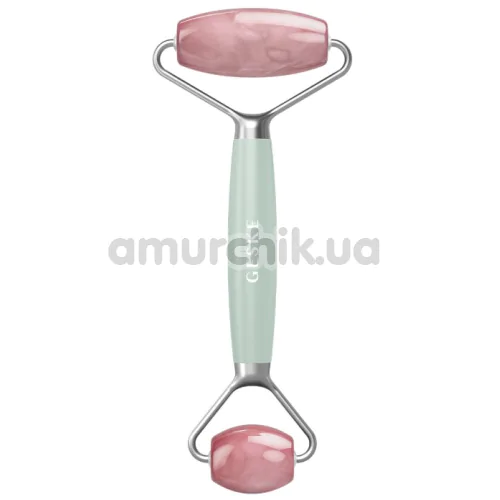 Роликовый массажер Geske Rose Quartz Face & Body Roller 5 in 1, зеленый - Фото №1