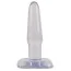 Анальна пробка Crystal Clear Medium Plug, прозора - Фото №2