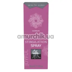 Возбуждающий спрей для женщин Shiatsu Stimulation Spray Joyful Women, 30 мл - Фото №1