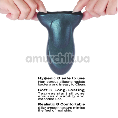 Мастурбатор Dorcel Sili-Cup Dual Sensation, темно-синий