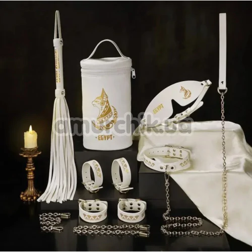 Бондажний набір Roomfun Egyptian Cat Bondage Kit, білий