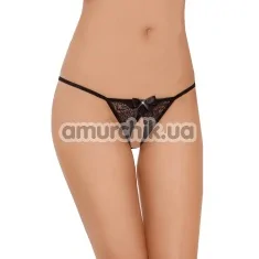 Трусики-стринги женские G-string черные (модель 2427) - Фото №1