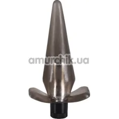 Анальная пробка с вибрацией Erostyle Vibrating Plug, черная - Фото №1
