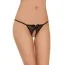 Трусики-стринги женские G-string черные (модель 2427) - Фото №1