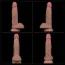 Фаллоимитатор Dual-Layered Silicone Nature Cock LV411041, коричневый - Фото №5