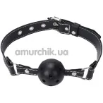 Кляп Hermes Ball Gag, черный - Фото №1