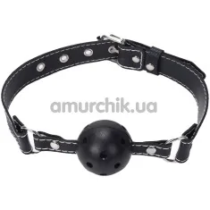 Кляп Hermes Ball Gag, черный - Фото №1