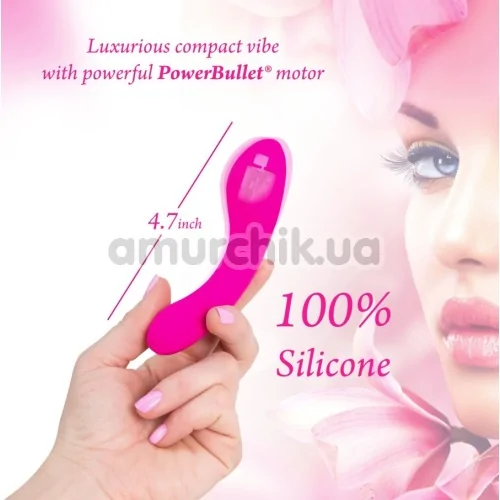 Вібратор для точки G The Mini Swan Wand Recharge, рожевий