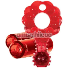 Виброкольцо для члена Zero Tolerance The Mighty Marble, красное - Фото №1