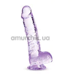 Фалоімітатор Naturally Yours 6 Crystalline Dildo, фіолетовий - Фото №1