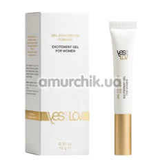 Гель с возбуждающим эффектом YESforLOV Excitement Gel For Women, 10 мл - Фото №1
