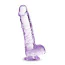 Фаллоимитатор Naturally Yours 6 Crystalline Dildo, фиолетовый - Фото №1