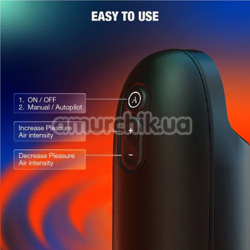 Вакуумный симулятор орального секса Arcwave Ion 2, черный