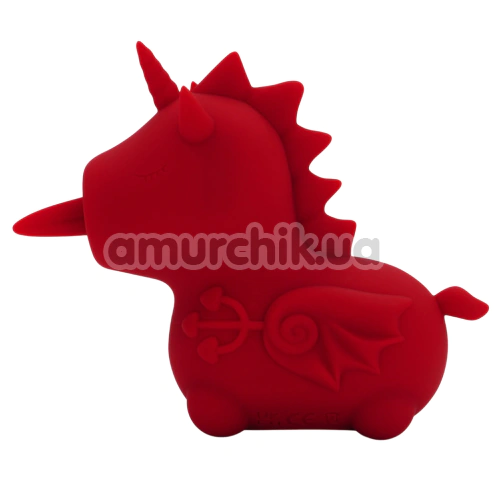 Вібратор Unihorn Blaze Diablo, червоний - Фото №1