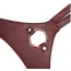 Трусики для страпона Liebe Seele Wine Red Leather Strap-on Harness, бордові - Фото №5